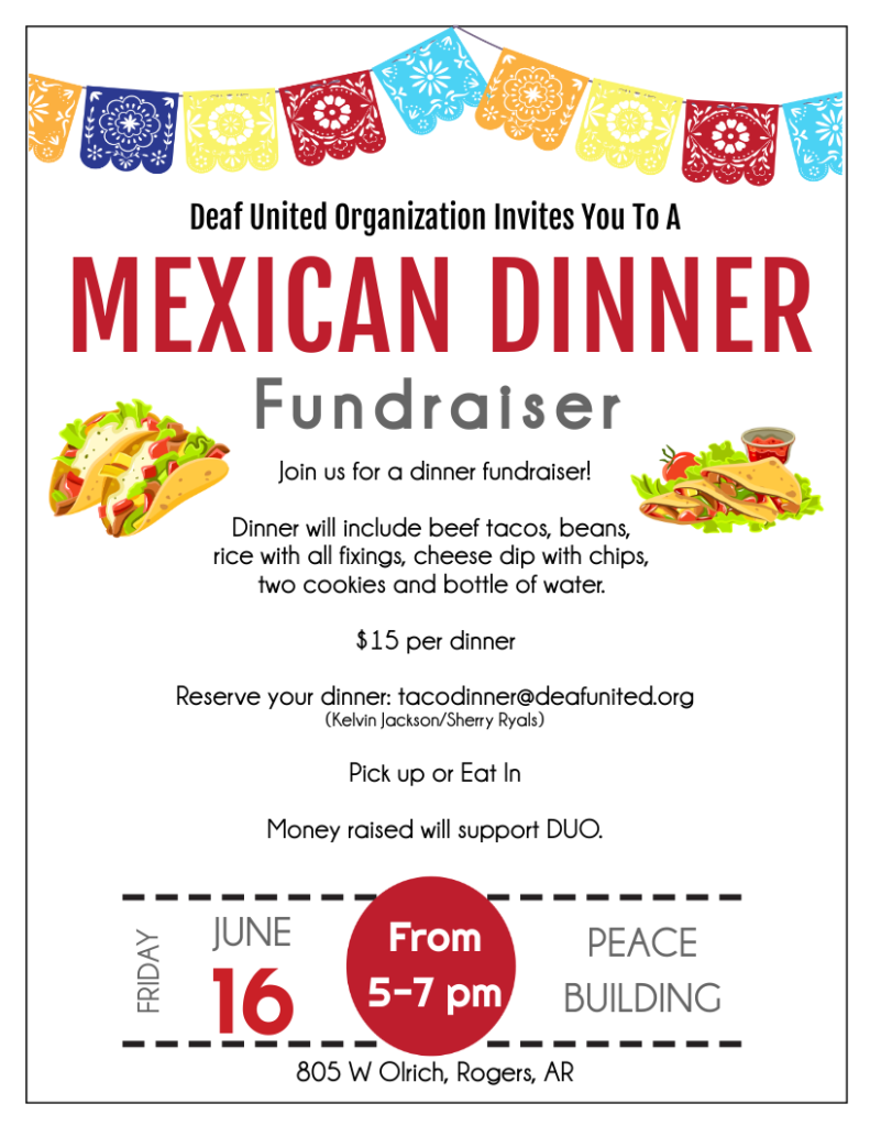 Mexican Fundraiser - June 16