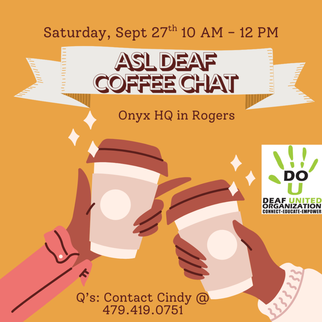 ASL Deaf Coffee Chat - September 27