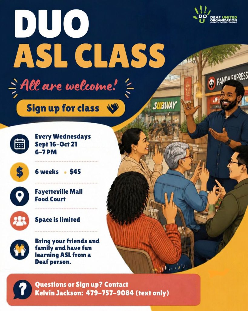 DUO ASL Class - Fayetteville